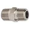 Nippel 1/4" M-1/4" M konisk A2