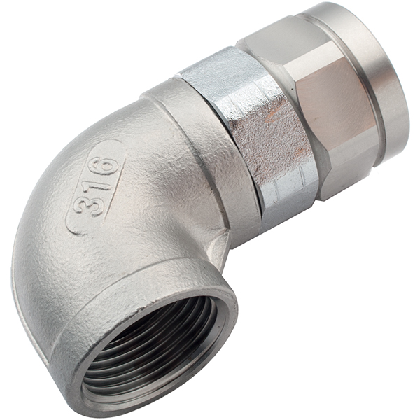 Svivel RF 20bar inv 1" för vatten 100°C Viton PTFE