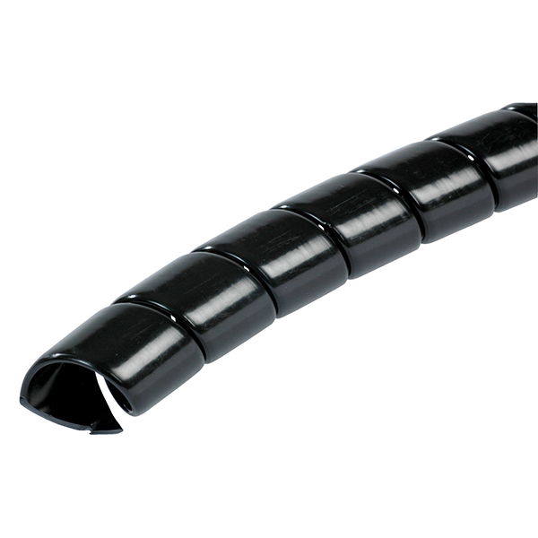 Skyddsspiral Svart 16-22 mm