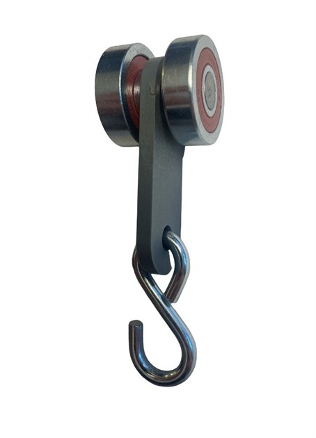 2-hjulig upphängningsvagn C30, S-krok metalstomme