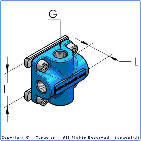 HBS Anslutningsplatta 2 x inv 3/8''BSP