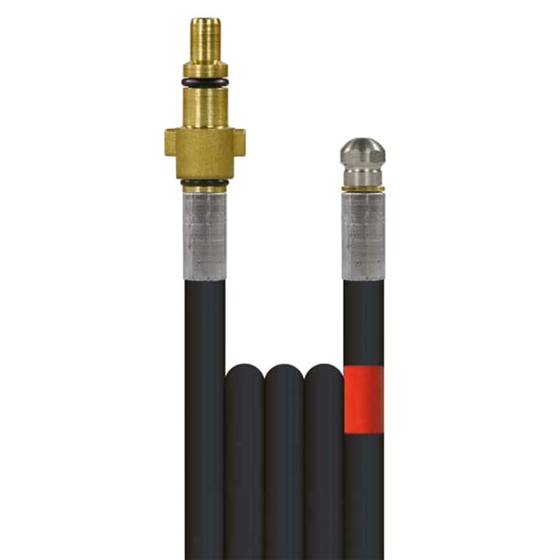 Avloppsrensslang 05 KW 15m inkl munstycke