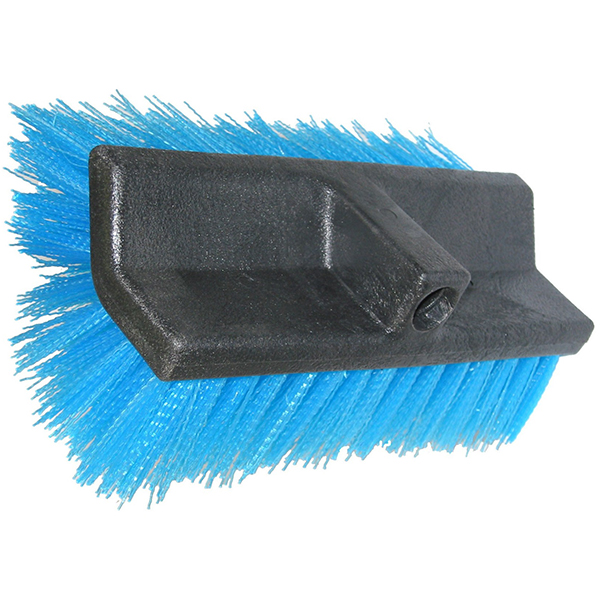 DUO tvåvägs borste 250mm hårda fibrer blå