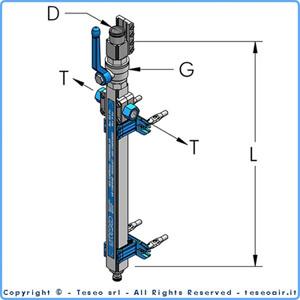 AP25 Uttagslist 2 x inv.3/8"BSP