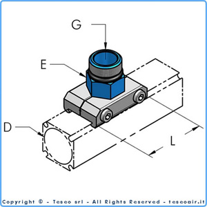 AP40 Anslutn.platta utv g3/4"BSP