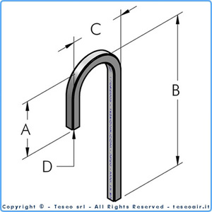 Rörböj AP25 U-böj 180 grader A110/B1160/C182