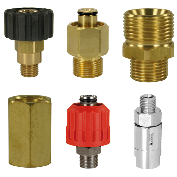 Kopplingar, nipplar, svivlar