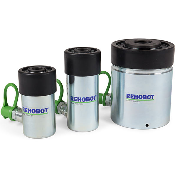 Enkelverkande hålcylindrar stål CH CHF