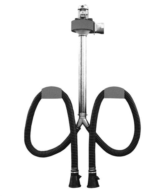 Avgas sats komp. med fläkt och 2st slangar