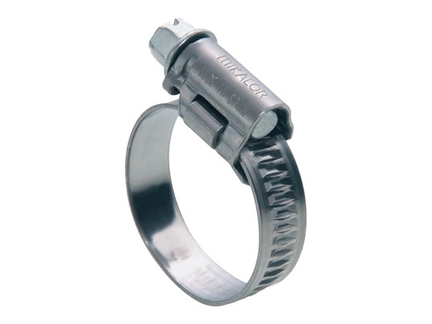 Slangklammer W5 8-16 bredd=9mm rostfri