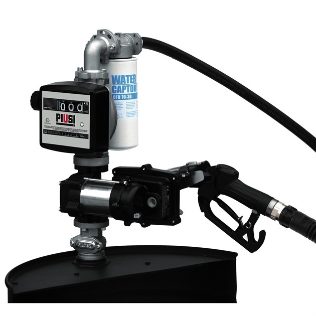 Bensinpump ATEX EX50 sats 230V för fat