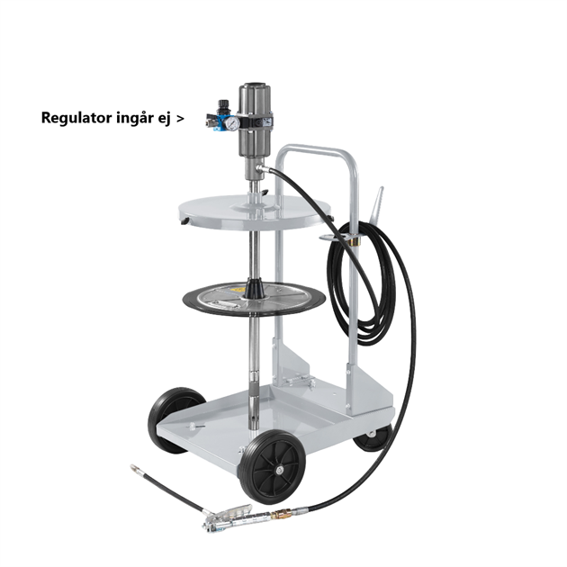 Smörjutrustning 50-60 kg med vagn