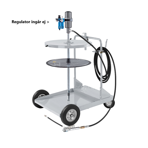 Smörjutrustning kompl.560-600mm med vagn ca200