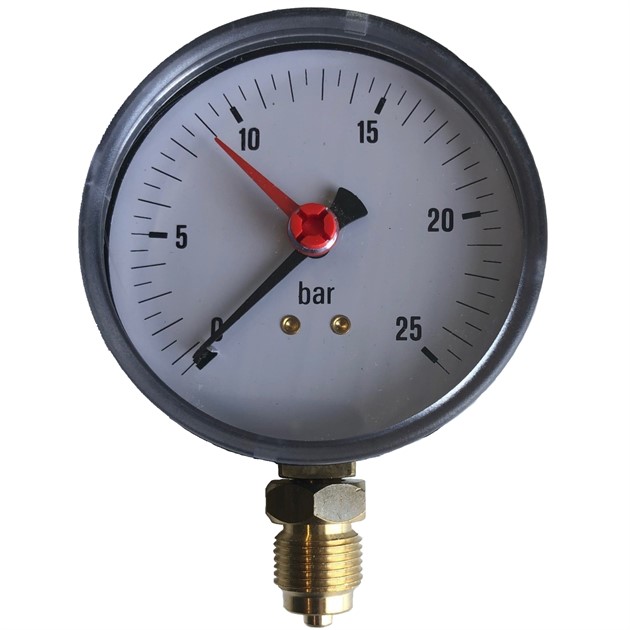 Manometer 0-16 bar 63mm, 1/4"