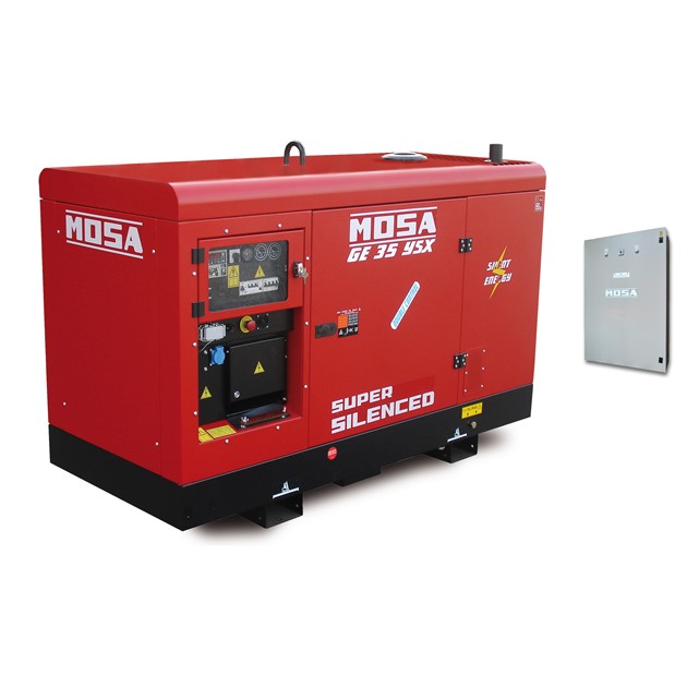 Elverk GE 35 YSX EAS 38kVA 400V/12,5kVA 230V Yanmar PAC42 dig.automat