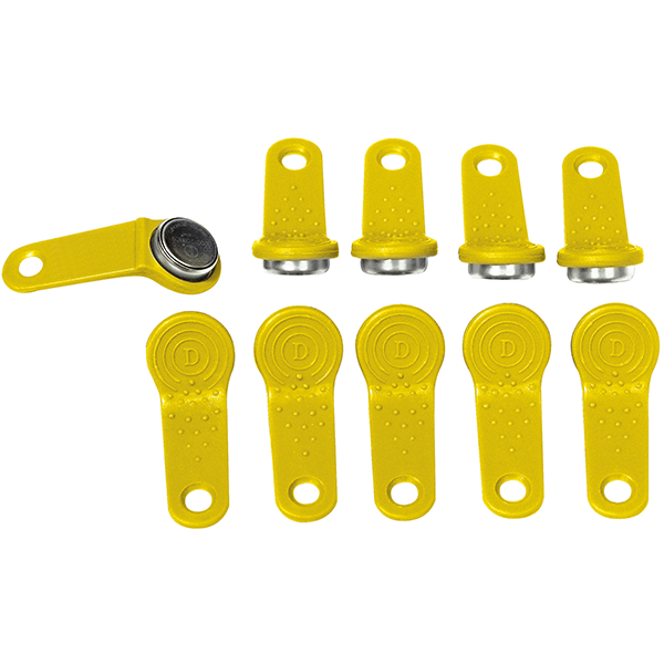Magnetnycklar (10st) till MC70 gula (Ersätter F15904000)