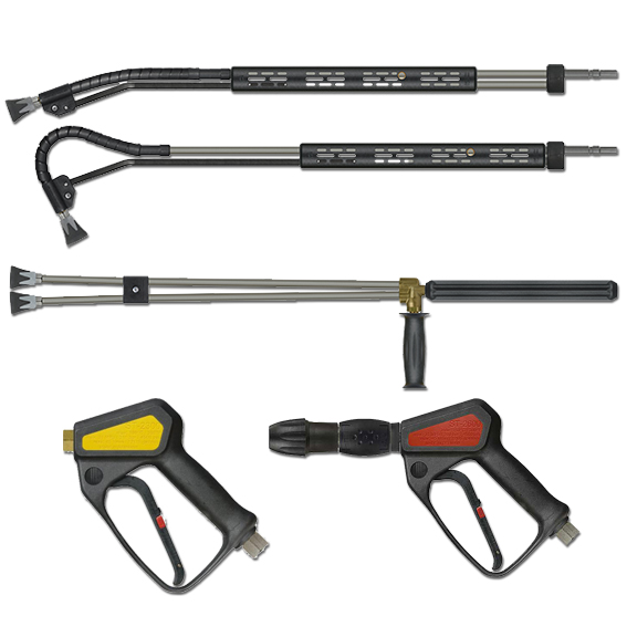 Högtryckspistoler och Spolrör