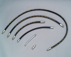 Smörjslang 3/16" 400mm utv.g M10 X 1