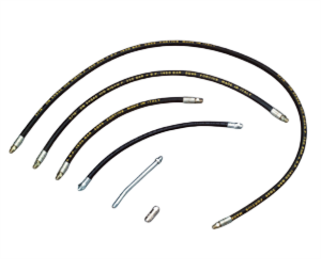 Smörjslang 3/16" 400mm utv.g M10 X 1