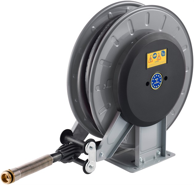 Slangupprullare luft vatten 18bar 19mm  8m