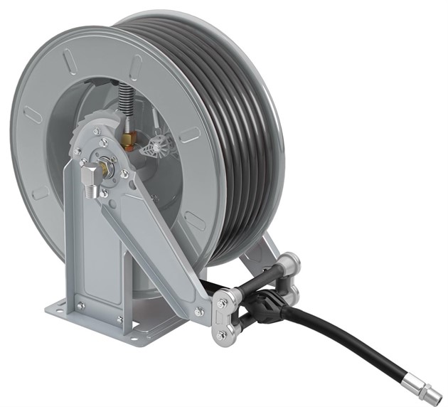 Slangupprullare fett 400bar 1/4" 20m